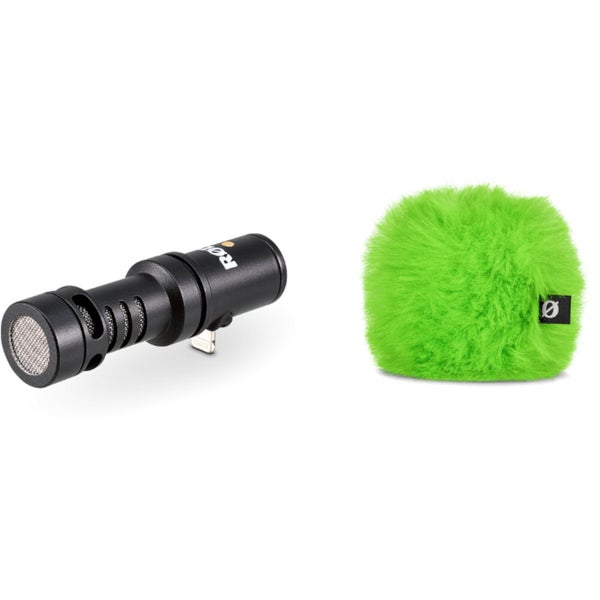 Rode Videomic ME-L met WS9 windkap groen