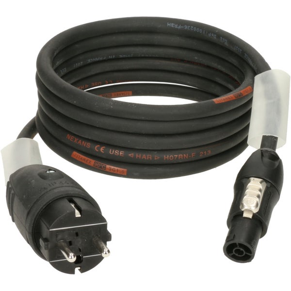 Klotz PT1-NFG0010 stroomkabel 1.5 mm² Schuko - powerCON TRUE1 1m