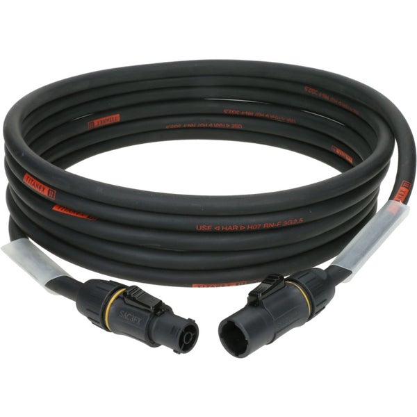 Klotz PT2-SFM0010 stroomkabel 2.5 mm² PowerTwist TR1 M/F 1m