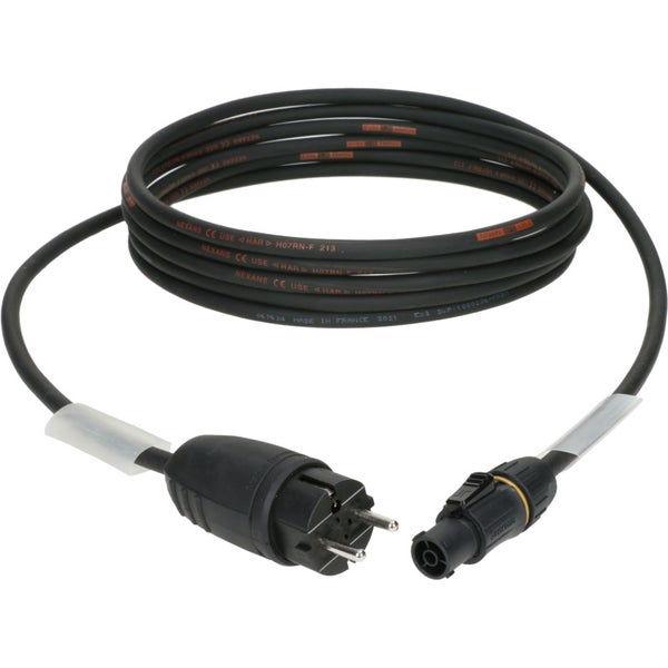 Klotz PT1-SFG0030 stroomkabel 1.5 mm² Schuko - powerTwist TR1 3m